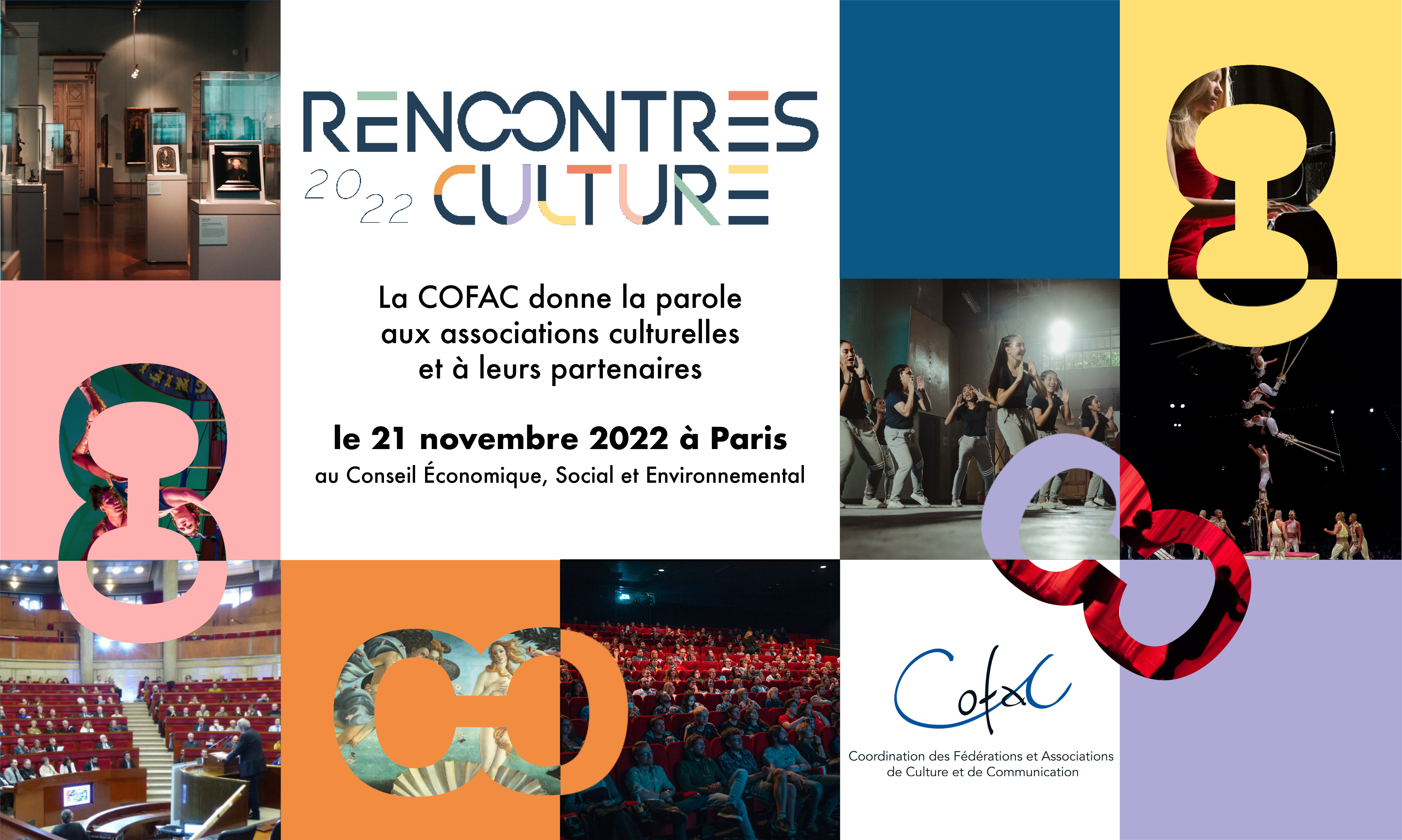 Les Rencontres Culture 2022 reviennent le 21 novembre 2022