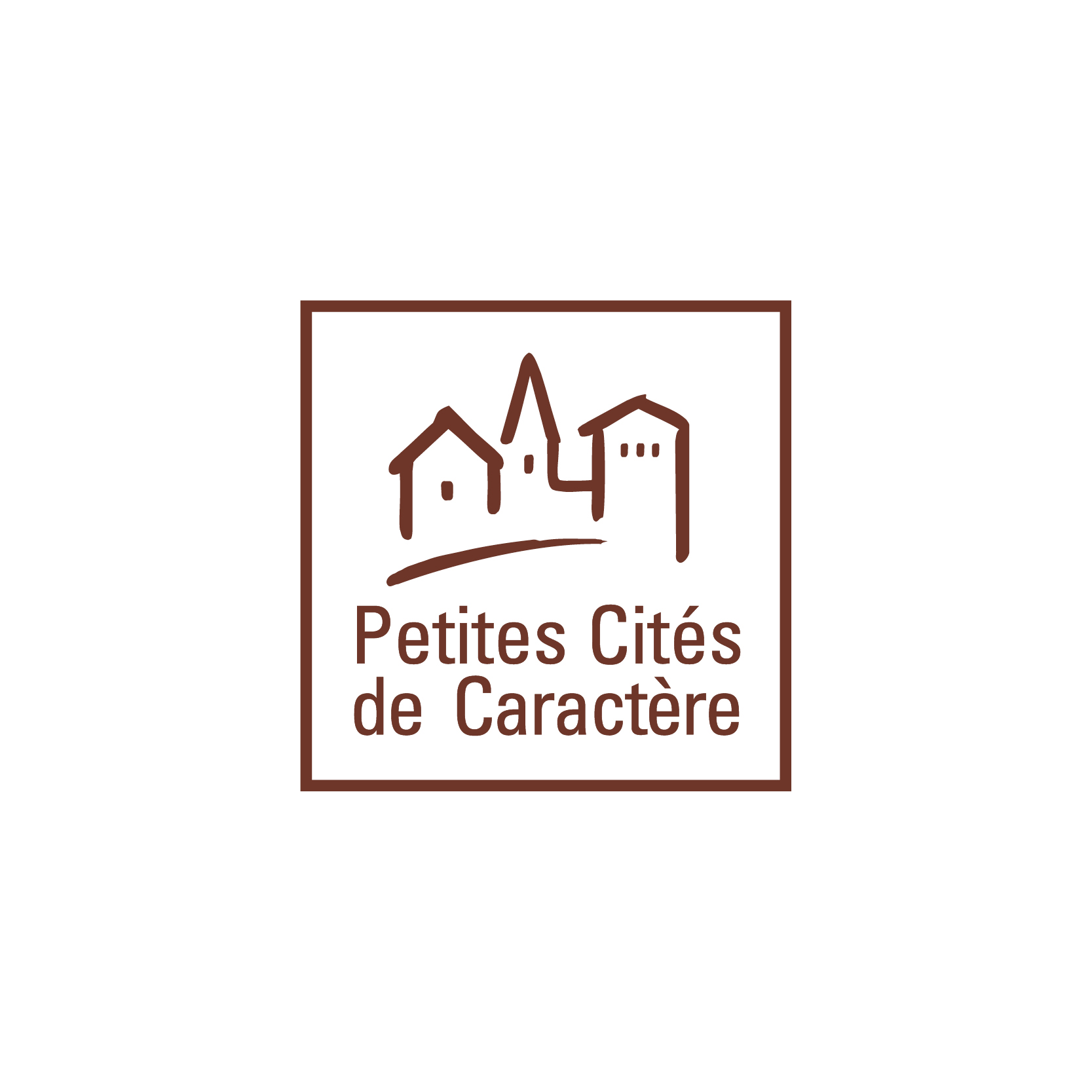 Logo Petites Cités de Caractère format carré
