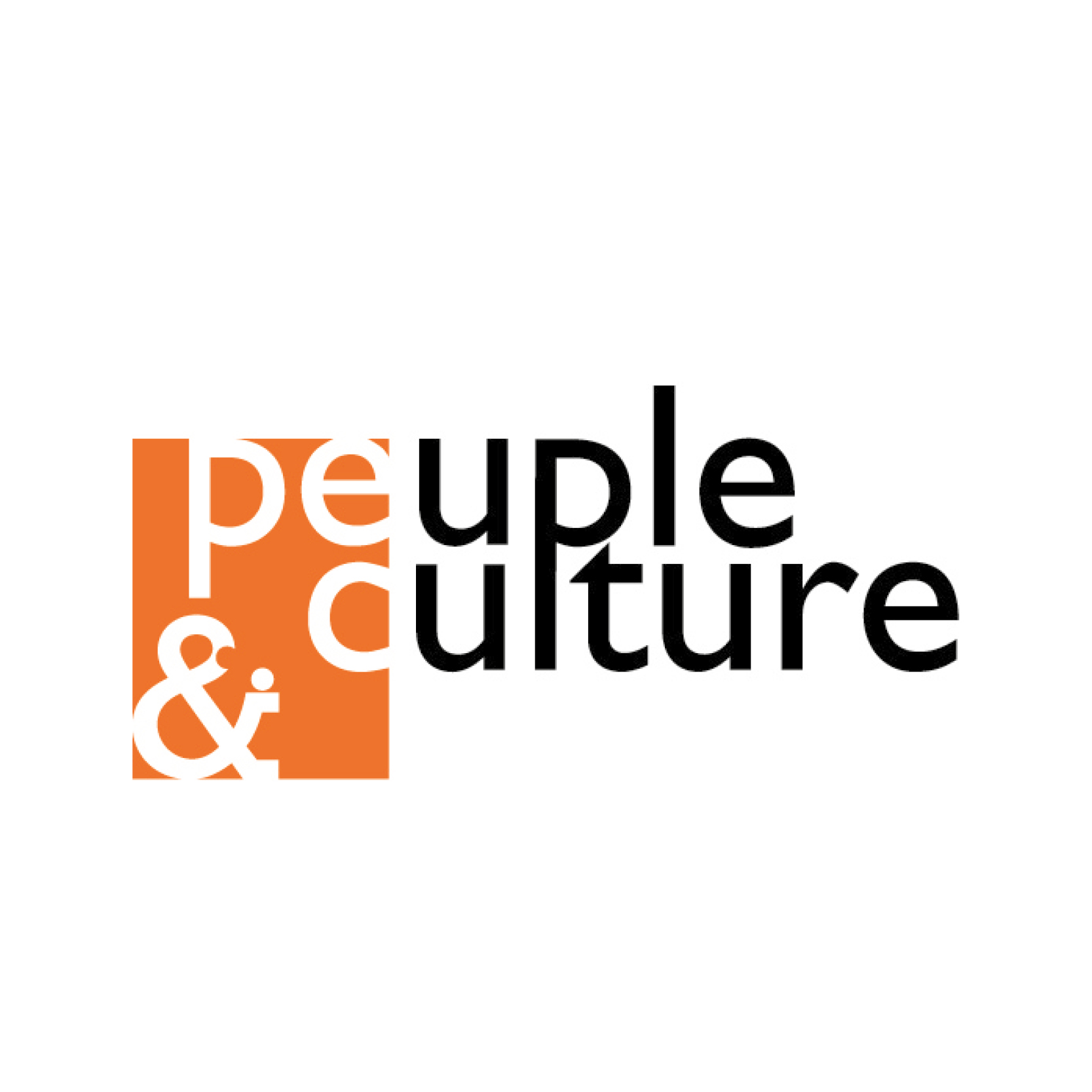 Logo Peuple et culture format carré